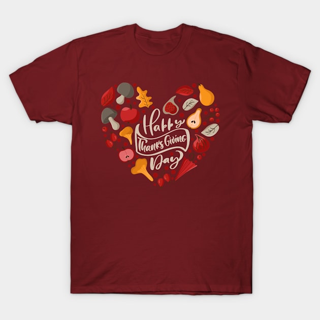 Happy thanksgiving Day - Hello Autumn - Welcome Fall T-Shirt by igzine
